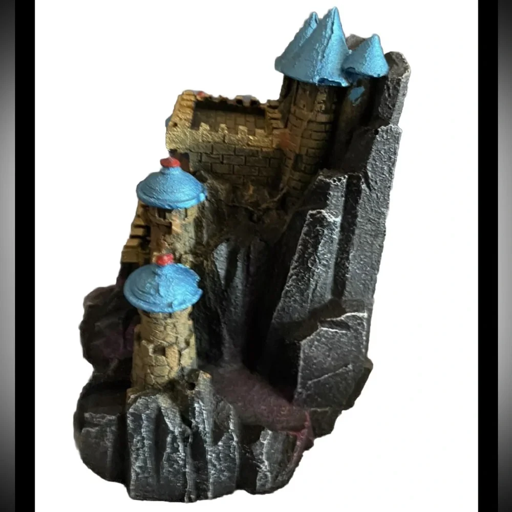 - Aqua Culture Rustic Castle Aquarium Ornament Cute Castle Fish Hideout